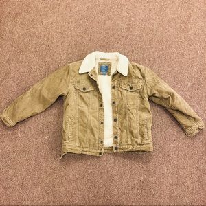 Old Navy Sherpa tan Corduroy jacket